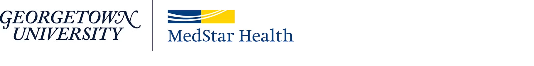 Georgetown University and MedStar Health logo